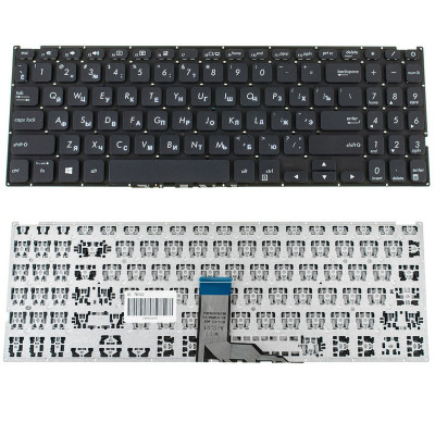 Клавіатура для ноутбука ASUS (X512 series) rus, black, без фрейма