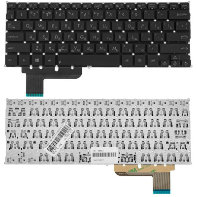 Клавіатура для ноутбука ASUS (S200, X201, X202 series ) rus, black, без фрейма