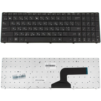 Клавіатура для ноутбука ASUS (A52, K52, X54, N53, N61, N73, N90, P53, X54, X55, X61), ukr, black (N53 version)
