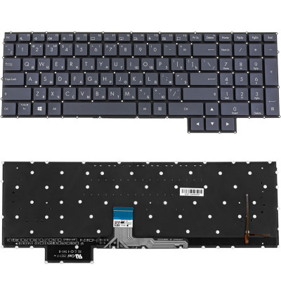Клавиатура Asus W730 series: оригинальная, черная, без кадра - купить в магазине Allbattery.ua