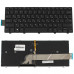 Клавіатура для ноутбука DELL (Vostro: 3458, 3459, Latitude: 3450) rus, black, підсвічування клавіш