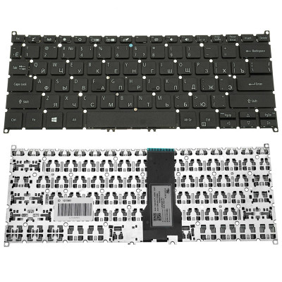 Клавіатура для ноутбука ACER (AS: SP513-52) rus, black, без фрейма