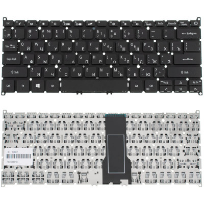 Клавіатура для ноутбука ACER (AS: SF314-54) rus, black, без фрейма (оригінал)