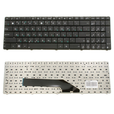 Клавіатура для ноутбука ASUS (K50, K51, K60, K61, K70, F52, P50, X5), rus, black (old design) (OEM)