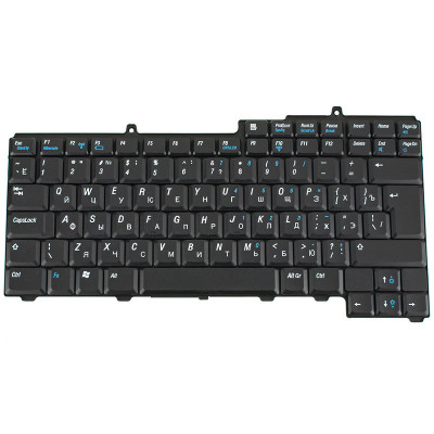 Клавіатура для ноутбука DELL (Inspiron: 1300, B120, B130, Latitude: 120L), rus, black