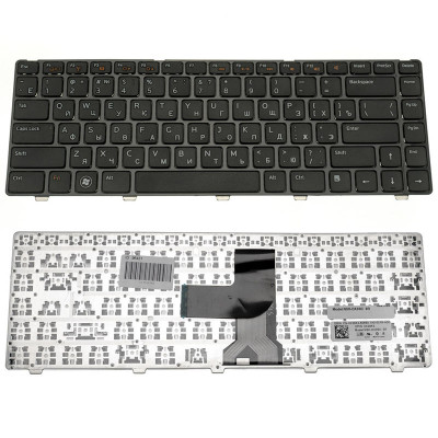 Клавіатура для ноутбука DELL (Inspiron: 5520, M4110, M5040, M5050, N4110, N5040, N5050, Vostro: 1540, 3550, XPS: L502) rus, black (оригінал)
