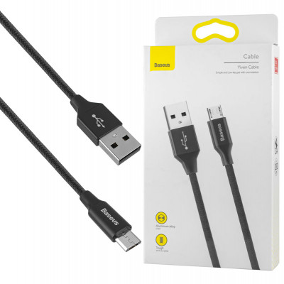 Кабель Baseus Yiven Cable For Micro 1m Black (CAMYW-A01)
