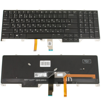 Клавиатура DELL Alienware 17 R4, 17 R5 - подсветка клавиш (RGB), черного цвета, версия 1