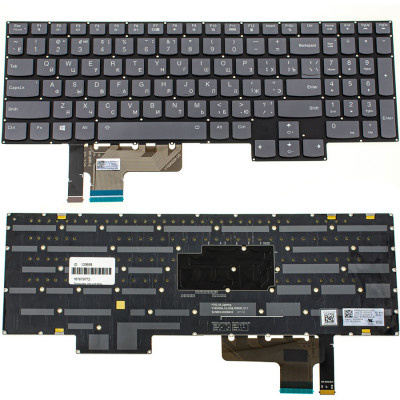 Клавиатура LENOVO (S7-15 series): подсветка клавиш RGB, черная, без фрейма - купить в магазине allbattery.ua!