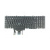 Клавіатура для ноутбука DELL (Latitude: E5550, E5570) rus, black, без фрейма, підсвічування клавіш