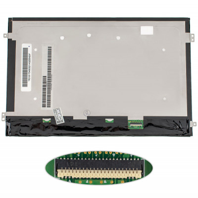 Матриця 10.1 HV101WU1-1E0 (1920*1200, 45pin(MIPI), LED, SLIM (вушки по боках), глянцева, роз'єм праворуч знизу, for ASUS TF700) для ноутбука