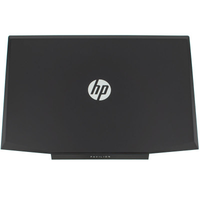 Кришка для ноутбука HP (Pavilion: 15-CX), black (silver logo) (оригінал)