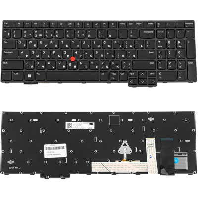 Клавіатура для ноутбука Lenovo (ThinkPad: L15 Gen 4) rus, black