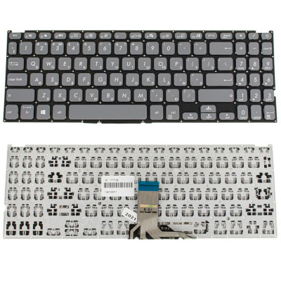 Клавіатура для ноутбука ASUS (X509 series) rus, gray, без кадру