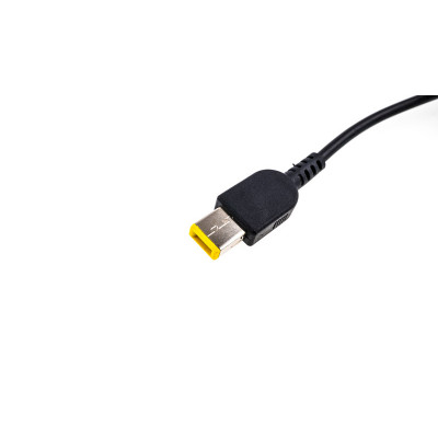 Оригінальний DC кабель живлення для БЖ LENOVO 90W USB+pin, опір 550 Ом !!!,  2 дроти (2x1мм) (Square 5 Pin DC Plug) (від БЖ до ноутбуку)