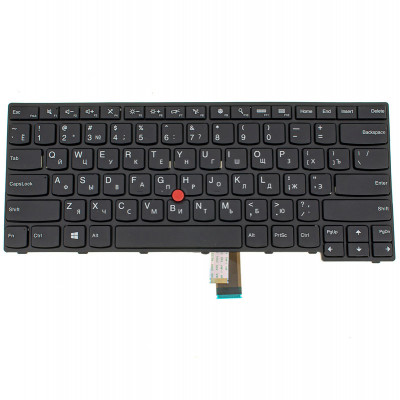 Клавіатура для ноутбука LENOVO (ThinkPad: E450, E450c, E455 series) rus, black (оригінал)