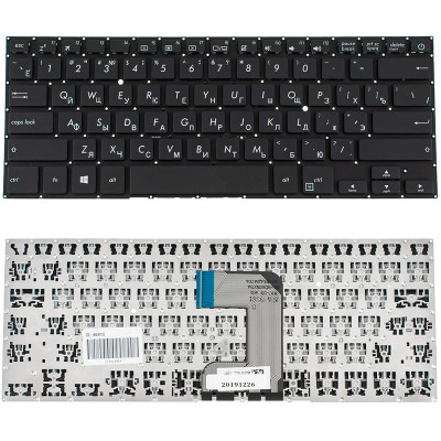 Клавіатура для ноутбука ASUS (E406 series) rus, black, без фрейма (оригінал)