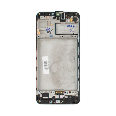 Дисплей для смартфона (телефона) Samsung Galaxy M30s, M21 (2019), SM-M307, SM-M215, black, (в сборе с тачскрином)(с рамкой)(Service Original)