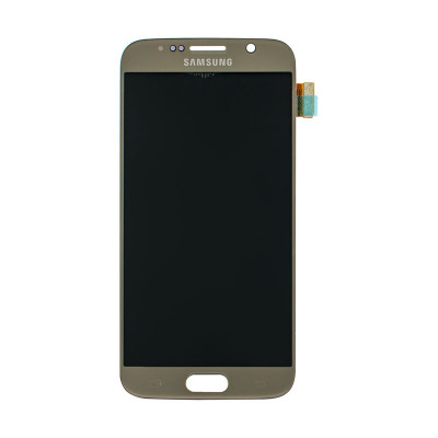 УЦЕНКА !!! Дисплей для смартфона (телефона) Samsung Galaxy S6 SS, SM-G920, gold (В сборе с тачскрином)(без рамки)en (OLED)