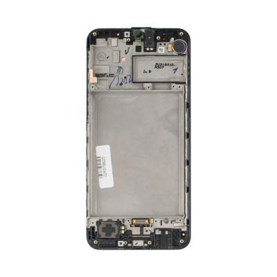 Дисплей для смартфона (телефона) Samsung Galaxy M21, M30s (2020), SM-M215, SM-M307, black, (в сборе с тачскрином)(с рамкой)(Service Original)+MIC