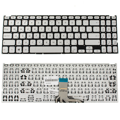 Клавіатура для ноутбука ASUS (X509 series) rus, silver, без кадру