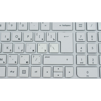 УЦІНКА !!! Клавіатура для ноутбука HP (G6-2000 series) rus, white