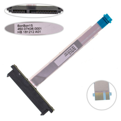 Шлейф жорсткого диска HDD/SSD для ноутбука HP (M6-AR 15Z-AR 15-AQ M6-AQ 15T-AQ), (450.07K06.0001)