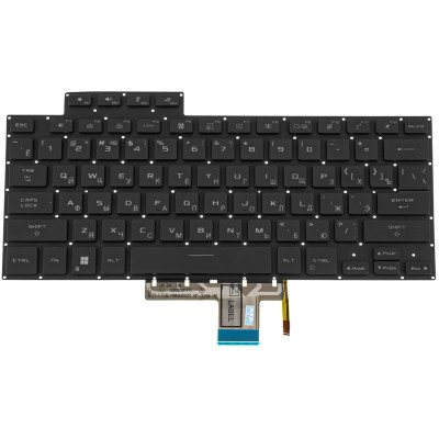 Ноутбук ASUS (GU603Z series) - клавиатура без фрейма, с подвеской клавиш, цвет черный - купить на allbattery.ua