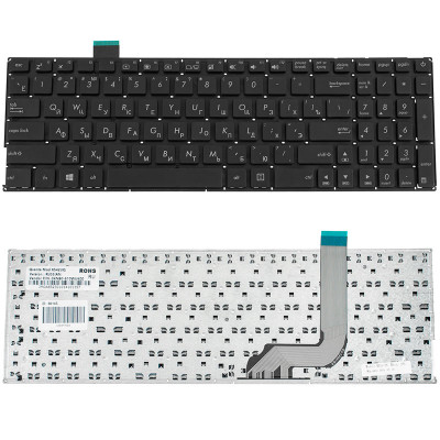 Клавіатура для ноутбука ASUS (X542 series) rus, black, без фрейма