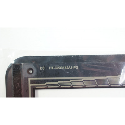 Тачскрін (сенсорне скло) для HOTATOUCH C233142A1-FPC701DR, 8, зовнішній розмір 194*149 мм, робочий розмір 161*122 мм, 52 pin, чорний