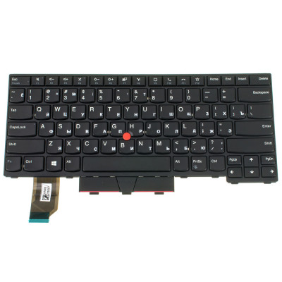Клавіатура для ноутбука LENOVO (ThinkPad L14, L14 Gen 2) rus, black