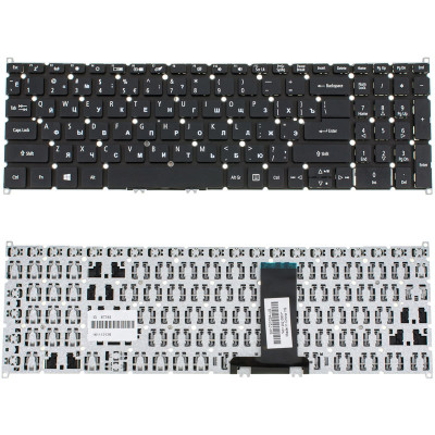 Короткий H1 заголовок: "Клавиатура для ноутбука ACER (AS: SP515-51) rus, black, без фрейма" на allbattery.ua