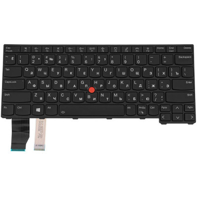 Клавіатура для ноутбука Lenovo (ThinkPad: X13 Gen 3) rus, black, підсвічування клавіш