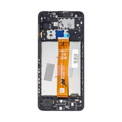 Дисплей для смартфона (телефона) Samsung Galaxy A12 (2021), SM-A127, black, (в сборе с тачскрином)(с рамкой)(Service Original)