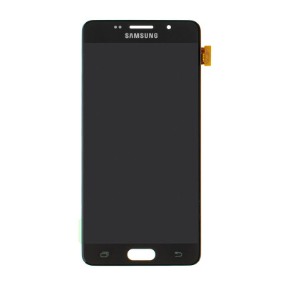 Дисплей для смартфона (телефона) Samsung Galaxy A5 Duos (2016), SM-A510, BLACK-GOLD-ROSE, (В сборе с тачскрином)(без рамки)(Service Original)