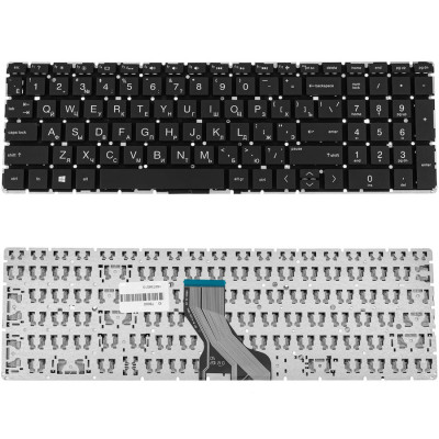 Клавіатура для ноутбука HP (250 G7, 255 G7 series) rus, black, без фрейма