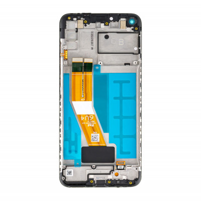 Дисплей для смартфона (телефона) Samsung Galaxy A11 (2020), SM-A115, black, (в сборе с тачскрином)(с рамкой)(Service Original)