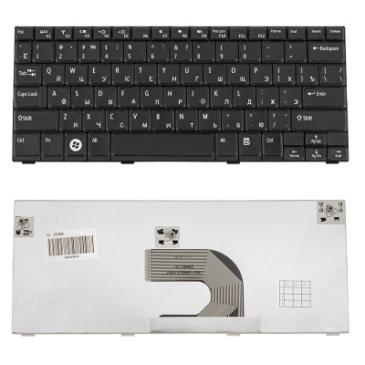 Клавіатура для ноутбука DELL (Inspiron Mini: 1012, 1018), rus, black