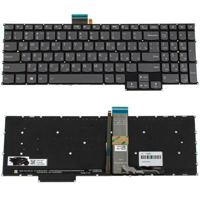 Короткий H1 заголовок: Клавиатура Lenovo IdeaPad 5-16, черная, с подсветкой, оригинал