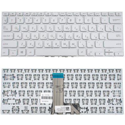 Клавиатура для ноутбука ASUS X412 series, silver (без кадра) – на allbattery.ua