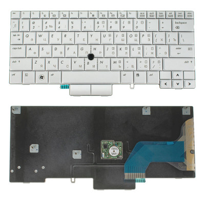 Клавіатура для ноутбука HP (Compaq: 2740p) rus, silver