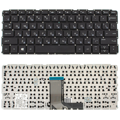 Клавіатура для ноутбука HP (Pavilion: 10-f series ) rus, black, без фрейма