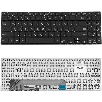 Клавіатура для ноутбука ASUS (X560 series) rus, black, без фрейма