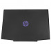 Кришка дисплея для ноутбука HP (Pavilion: 15-CX), black (purple logo)