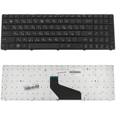 Клавіатура для ноутбука ASUS (A53U, A53Ta, K53Be, K53U, K53Z, K53Ta, K73Be, K73Ta, X53Be, X53Ta, X53U, X73Ta) ukr, black