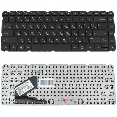 Клавіатура для ноутбука HP (Pavilion: 14-B, 14T-B, 14-B, m4-1000 series) rus, black, без фрейма