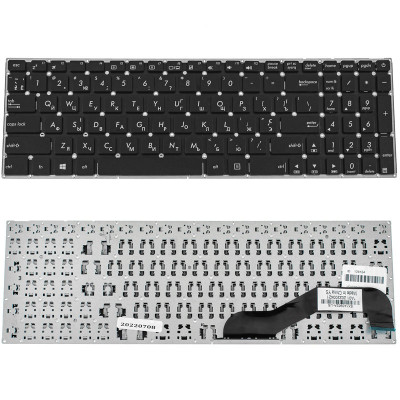 Клавіатура для ноутбука ASUS (X540 series) ukr, black, без фрейму