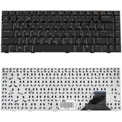Клавіатура для ноутбука ASUS (A8, A88, W3, W3000, W6, F8, N80, X80, V6000, Z63, Z99), rus, black, (глянець)