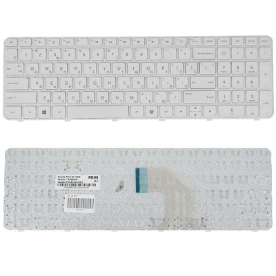 Клавіатура для ноутбука HP (G6-2000 series) rus, white