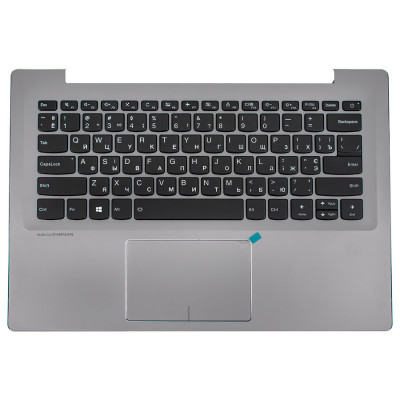 Клавіатура для ноутбука LENOVO (Yoga 520S-14IKB  Keyboard+Touchpad+передня панель)  rus, silver